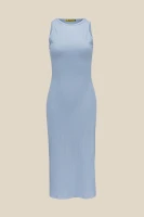 Купить Платье однотонное женское LAWA WBC02385 M Голубой Артикул: 2000990693907 Миниатюра фотографии № 6