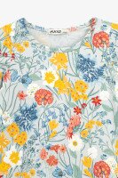 Сукня з візерунком для дівчинки DIFA 1534-8 116 см Блакитний  Фото №6