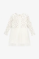 Платье с узором для девочки Pop Fashion 7582 98 см Молочный  Фото №4