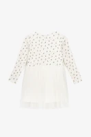 Платье с узором для девочки Pop Fashion 7582 98 см Молочный  Фото №7