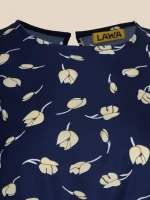 Сукня з візерунком жіноча LAWA WTC02306 XS Темно-синій  Фото №5