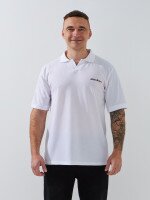 Купить Поло однотонный мужской GENUA G01215-0006 2XL Белый Артикул: 2000999518690 Миниатюра фотографии № 1