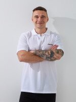 Купить Поло однотонный мужской GENUA G01215-0006 2XL Белый Артикул: 2000999518690 Миниатюра фотографии № 2