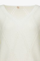Пуловер однотонный женский Park karon 8329 One Size Молочный  Фото №1