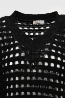 Пуловер однотонний жіночий Femme 1016 One Size Чорний (2000989871149D)  Фото №6