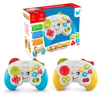 Розвиваючий музичний джойстик геймпад WToys 63566 Блакитний
