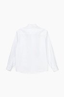 Сорочка однотонна для хлопчика Pitiki 1225 116 см Білий (2000989799832D)(SC)  Фото №5