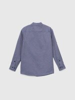 Сорочка однотонна для хлопчика Redpolo 1719 116 см Джинсовий (2000990387868D)(SC)  Фото №7
