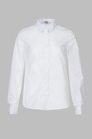 Рубашка однотонная женская 694 baza XS Белый (2000990485618D)  Фото №6