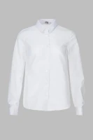 Рубашка однотонная женская 694 baza 3XL Белый (2000990485670D)  Фото №6