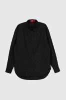 Рубашка однотонная женская LAWA CTM WTC02313 XS Черный  Фото №4