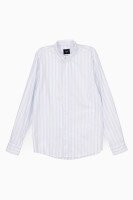 Рубашка с узором мужская FIGO 18407 S Бело-голубой (2000989736646S)  Фото №6