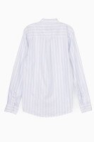 Рубашка с узором мужская FIGO 18407 S Бело-голубой (2000989736646S)  Фото №7