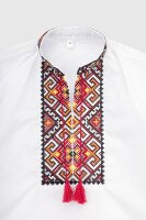 Сорочка з вишивкою для хлопчика КОЗАЧОК ФІЛІП 86 см Червоний (2000989824688S)(SC)  Фото №1