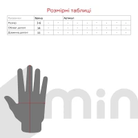 Рукавиці для хлопчика 5054 3-6 років Синій  Фото №1
