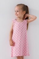 Сарафан для девочки Ecrin 5353 128 см Розовый (2000990475718S)  Фото №0