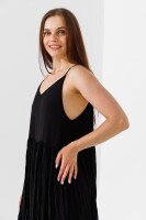 Сарафан однотонный женский 71902 One size Черный (2000990508522S)  Фото №2