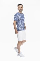 Шорты джинсовые мужские Mario Cavalli 0357 31 Белый (2000989738794S)  Фото №1