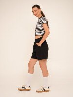 Купити Шорти однотонні жіночі LAWA WBC02406 XS Чорний Артикул: 2000990674746 Фото мініатюра № 4