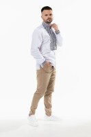 Штани Boyfriend однотонні чоловічі 5883 29 Бежевий (2000989683810D)  Фото №1