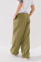 Купить Штаны прямые однотонные женские Zeo Basic 4745 36 Оливковый (2000990665263D) Артикул: 2000990665263 Миниатюра фотографии № 3