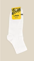 Шкарпетки чоловічі LAWA MBA02301 25-27 Білий  Фото №3