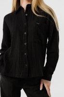 Рубашка однотонная для девочки LocoLoco 9078 158 см Черный (2000990486769S)(SC)  Фото №0