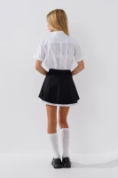 Сорочка однотонна для дівчинки Vio Faloni 3305 146 см Білий (2000990494931S)(SC)  Фото №3
