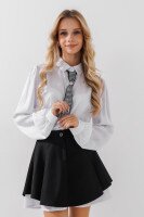 Рубашка однотонная для девочки Vio Faloni 3308 146 см Белый (2000990495013D)(SC)