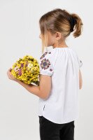 Сорочка вишиванка для дівчинки КОЗАЧЕК РОКСОЛАНА 104 см Різнокольоровий (2000989824985S)(SC)  Фото №1