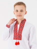 Рубашка вышиванка для мальчика КОЗАЧЕК ГРИЦКО Красно-бордовый (2000990563040D)(SC)  Фото №0