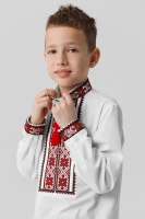Рубашка вышиванка для мальчика КОЗАЧЕК ОРЕСТ 128 см Красный (2000990029904D)(SC)  Фото №0