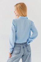 Сорочка з принтом для дівчинки TONY BOY 6199 146 см Блакитний (2000990498960S)(SC)  Фото №4