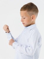 Сорочка з візерунком для хлопчика Deniz 20108 116 см Білий (2000990438478D)(SC)  Фото №1