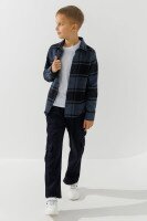 Сорочка з візерунком для хлопчика Moda arpol DN1114 164 см Темно-синій  Фото №0