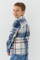 Сорочка з візерунком для хлопчика Moda arpol DN6100 116 см Синій  Фото №2
