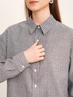 Сорочка з візерунком жіноча LAWA WTC02360 XS Чорно-білий  Фото №2