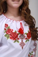 Сорочка з вишивкою для дівчинки КОЗАЧЕК ЗОРЯНА 128 см Різнокольоровий (2000902207796D)(SC)  Фото №3