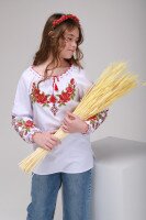 Сорочка з вишивкою для дівчинки КОЗАЧЕК ЗОРЯНА 86 см Різнокольоровий (2000902207772D)(SC)  Фото №2