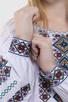 Сорочка з вишивкою для дівчинки ОЛЕКСАНДРА №6 152 см Зелений (2000902524442D)(SC)  Фото №3