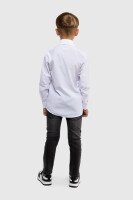 Сорочка однотонна для хлопчика Pitiki 009680 134 см Білий (2000990021717D)(SC)  Фото №3