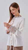 Сорочка вишиванка жіноча On me D361 S Білий  Фото №1