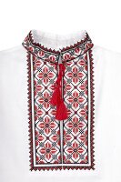 Сорочка з вишивкою для хлопчика КОЗАЧОК РУСЛАН 122 см Червоний (SC)  Фото №0