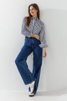 Купить Рубашка с узором женская LAWA WTC02360 XS Сине-белый Артикул: 2000990999191 Миниатюра фотографии № 4