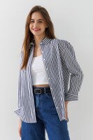Купить Рубашка с узором женская LAWA WTC02360 XS Сине-белый Артикул: 2000990999191 Миниатюра фотографии № 5