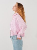 Купити Сорочка з візерунком жіноча LAWA WTC02491 S Рожевий Артикул: 2000999610202 Фото мініатюра № 3