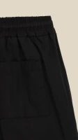 Шорты котоновые однотонные для мальчика LAWA BTC02303 152 см Черный  Фото №3