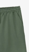 Шорты однотонные мужские 236 5XL Оливковый  Фото №0