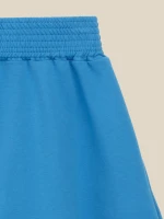 Купить Шорты трикотажные однотонные женские LAWA WBC02410 XL Синий Артикул: 2000999613814 Миниатюра фотографии № 7