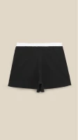 Купить Шорты трикотажные однотонные женские LAWA WTC02438 S Черный Артикул: 2000999182709 Миниатюра фотографии № 4